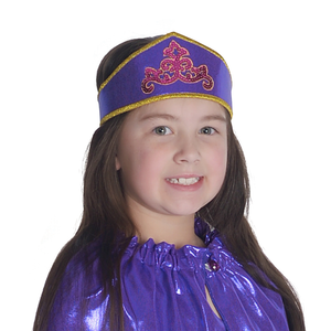 kids purple regal adventure crown for play