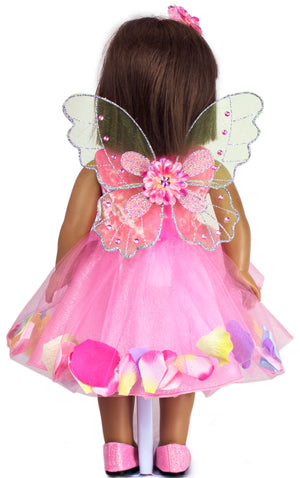 Doll Flower Fairy Tulle Dress Set - Fairy Finery