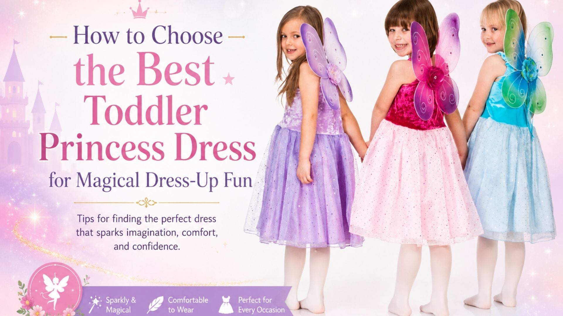 princess dresses for toddlers Baby Girl Pageant Toddler Summer Elegant Pink Sequin Bow Birthday Party Dress, Pink / 1-2 Years (90cm) the color may be slightly different Best Toddler Princess Dress Styles