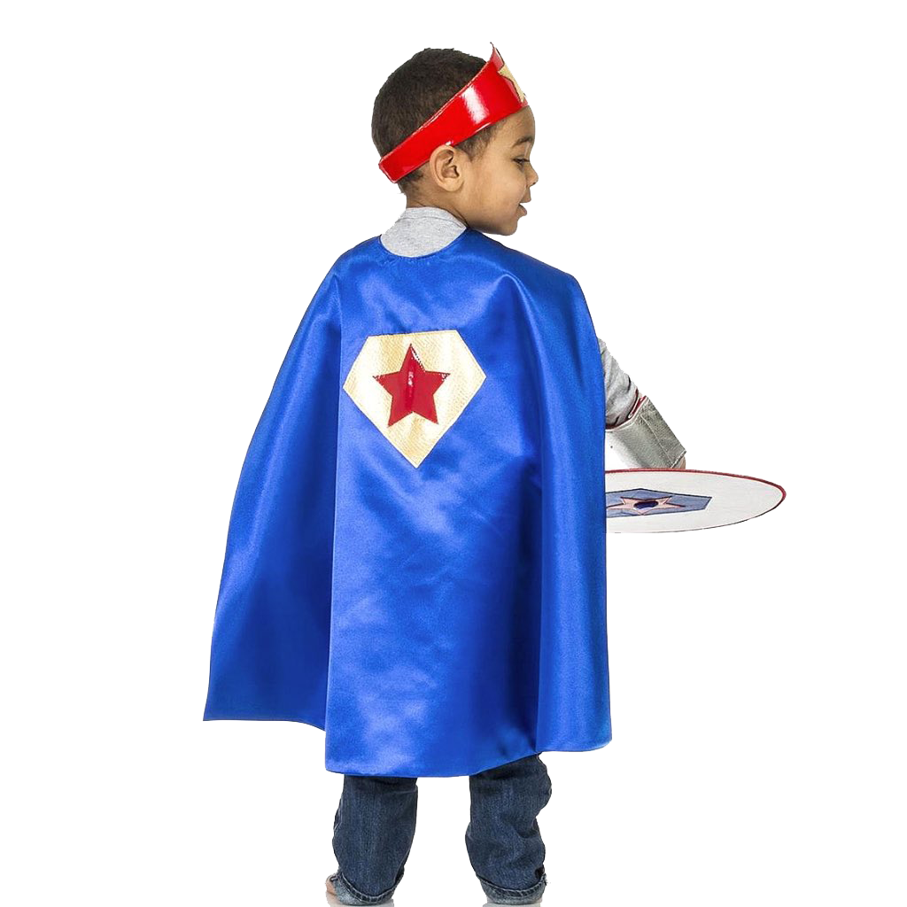 Superhero Cape in Reversible Satin - Fairy Finery