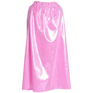 shiny pink princess cape kids