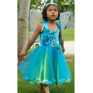 girl dressed up as a fairy