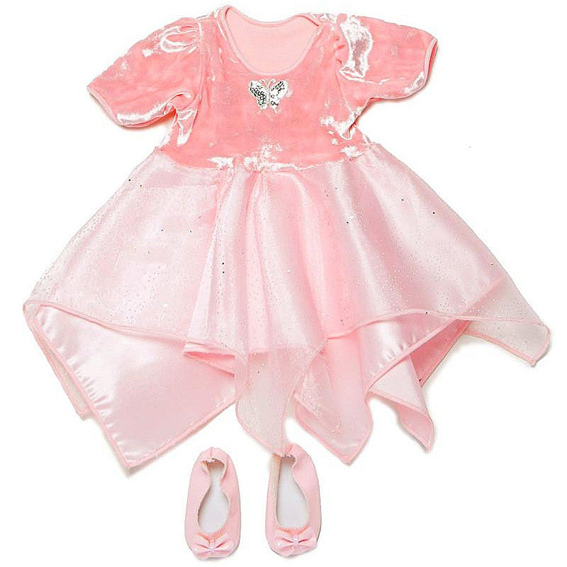 Doll Fairy Dancer Dress for 18" Dolls | Fairy Finery Pink Doll Fairy Dancer Dress for 18" Dolls | Fairy Finery Pink