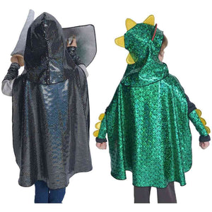 Dragon & Knight Reversible Cape Set - Fairy Finery