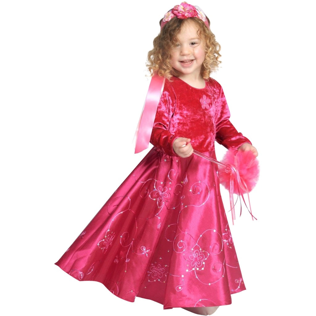 Girls Fairy Flutter Dress | Fairy Finery Fuchsia / Medium Girls Fairy Flutter Dress | Fairy Finery Fuchsia / Medium