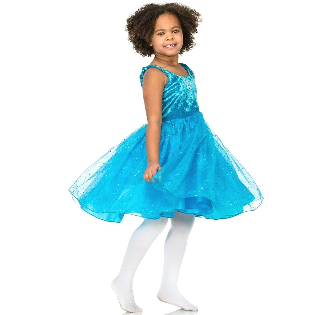 Best Toddler Princess Dress – Fairy Sparkle Party Dress Teal / Small