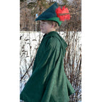 Woodsman Suedecloth Cape - Fairy Finery