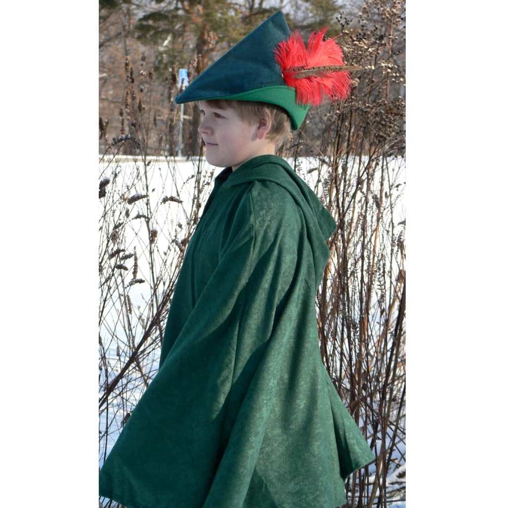Woodsman Suedecloth Cape - Fairy Finery