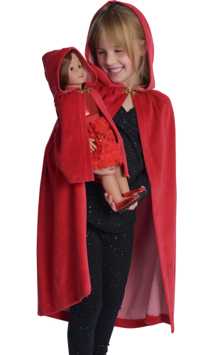 Storybook Cotton Velour Cape - Fairy Finery