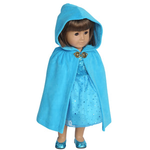 Storybook Velour Doll Cape - Fairy Finery